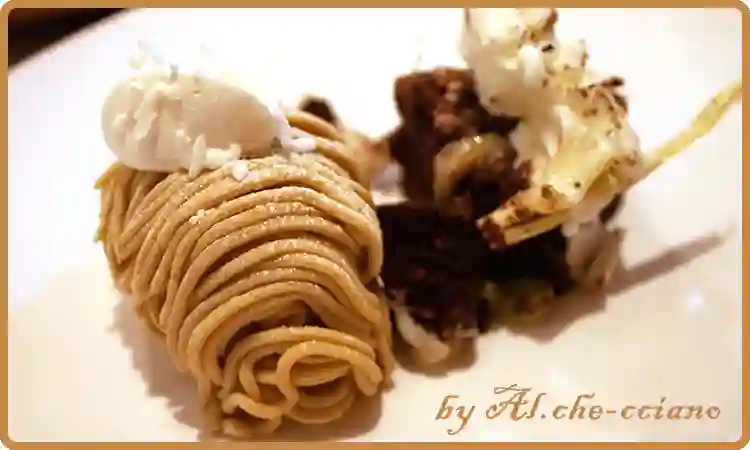 マロンペーストにして美味しいモンブラン