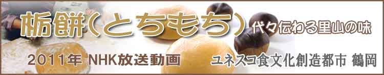 栃餅（とちもち）代々伝わる里山の味（2011年 NHK放送動画）